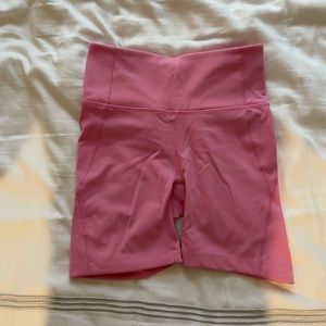 Something Navy pink biker shorts